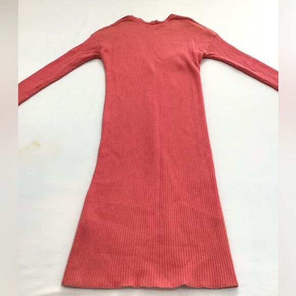 One Grey Day Sweater Ribbed Long Sleeve Cardigan Duster Size XS - Picture 5 of 13